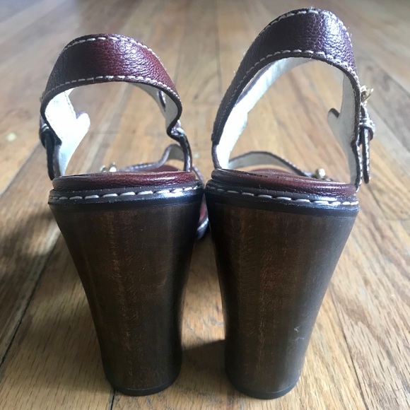 Michael Kors Leather chunky heel sling back - Picture 6 of 9